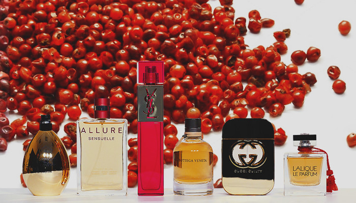 Ароматы с нотой розового перца