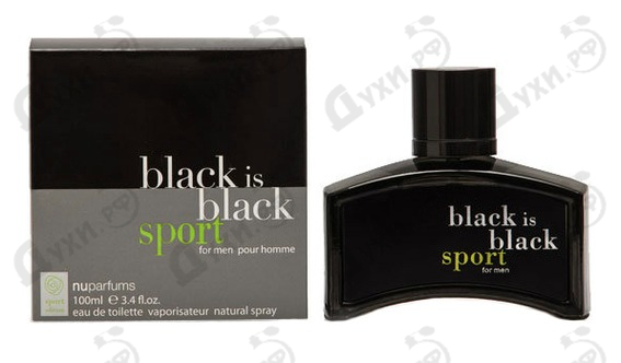 Купить Nuparfums Black is Black Sport на Духи.рф | Оригинальная ...