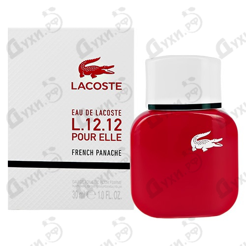 Lacoste french panache. Lacoste l.12.12 French Panache Lady EDT 50 ml. Lacoste pour elle French Panache. Lacoste French Panache женские. Lacoste 30мл.