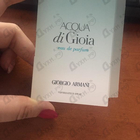 Отзыв Giorgio Armani Acqua Di Gioia
