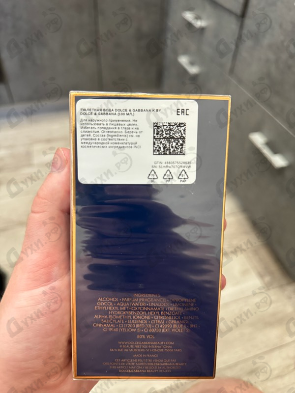 Парфюмерия K By Dolce & Gabbana от Dolce & Gabbana