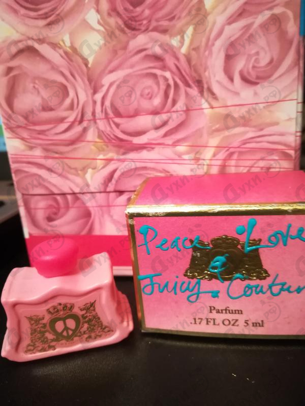 Парфюмерия Peace, Love & Juicy Couture от Juicy Couture Парфюмерия Juicy Couture Peace, Love & Juicy Couture