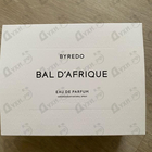 Отзыв Byredo Parfums Bal D'afrique