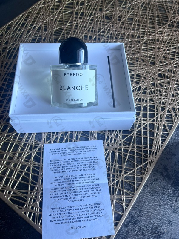 Парфюмерия Byredo Parfums Blanche