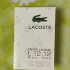 Духи L.12.12 Blanc от Lacoste