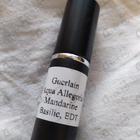 Отзывы Guerlain Aqua Allegoria Mandarine Basilic