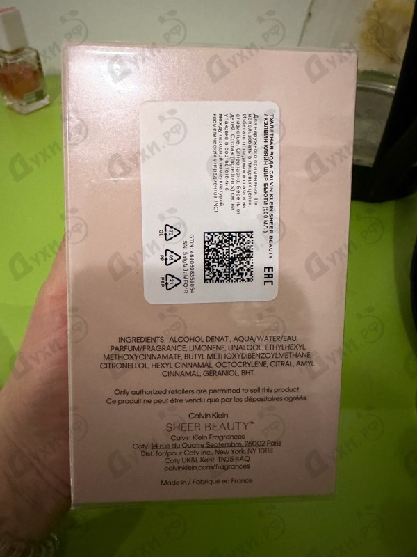 Духи Sheer Beauty от Calvin Klein
