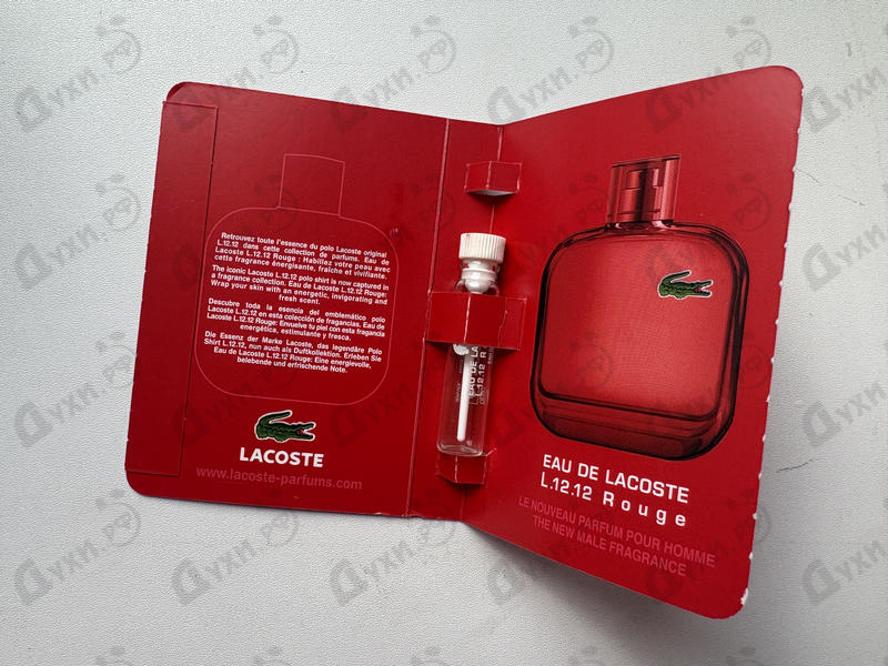 Духи L.12.12 Rouge от Lacoste