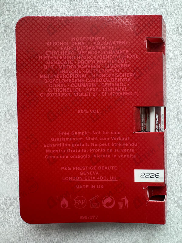 Духи L.12.12 Rouge от Lacoste