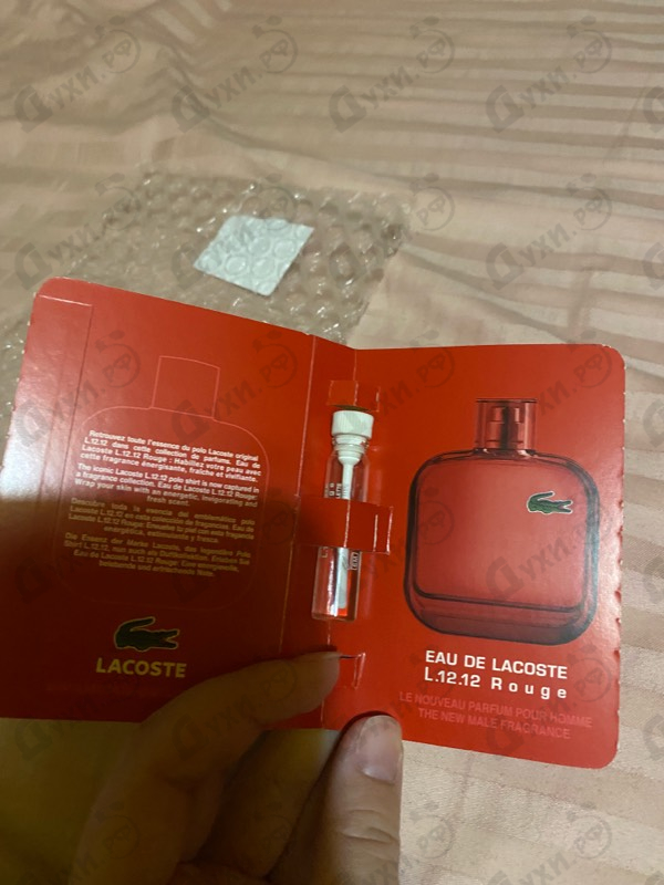 Духи L.12.12 Rouge от Lacoste