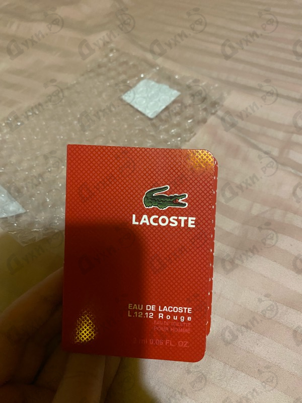 Парфюмерия L.12.12 Rouge от Lacoste