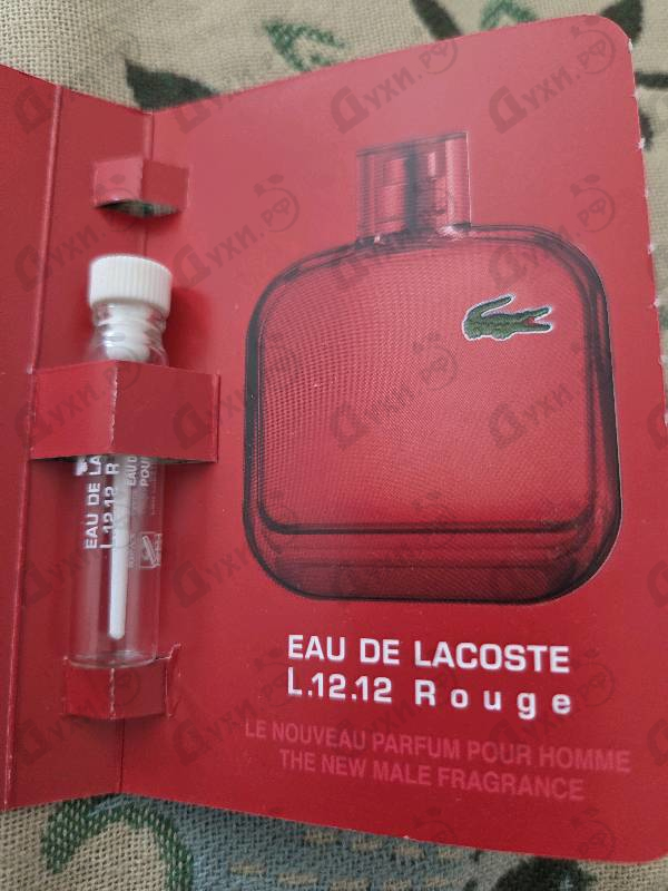 Духи L.12.12 Rouge от Lacoste