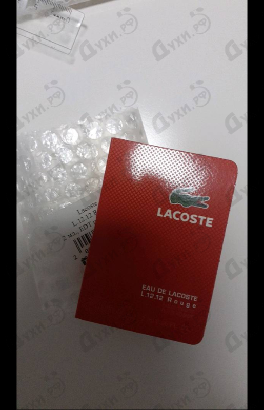 Духи L.12.12 Rouge от Lacoste