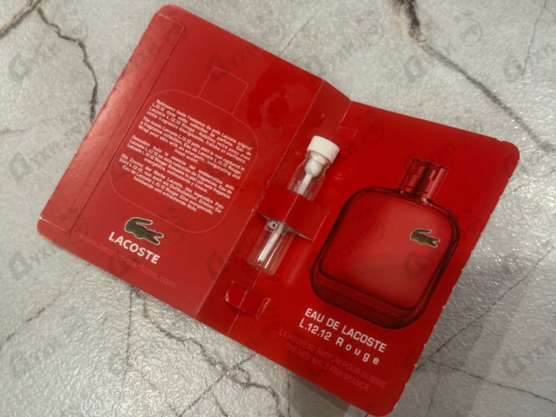 Парфюмерия L.12.12 Rouge от Lacoste
