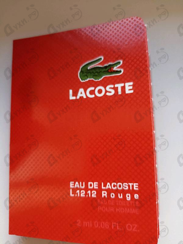 Духи L.12.12 Rouge от Lacoste