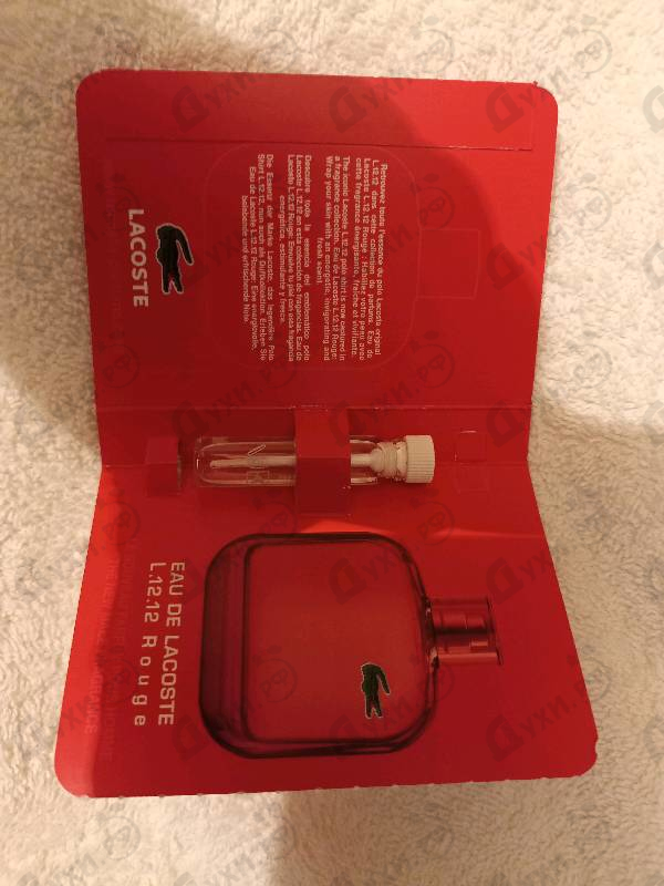 Духи L.12.12 Rouge от Lacoste