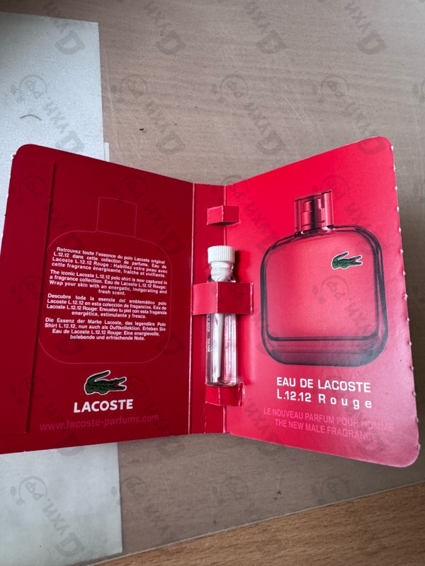 Духи L.12.12 Rouge от Lacoste