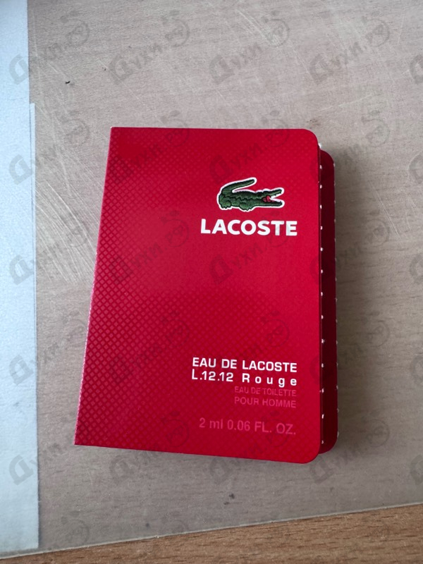 Духи L.12.12 Rouge от Lacoste