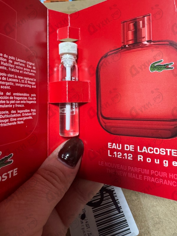 Духи L.12.12 Rouge от Lacoste