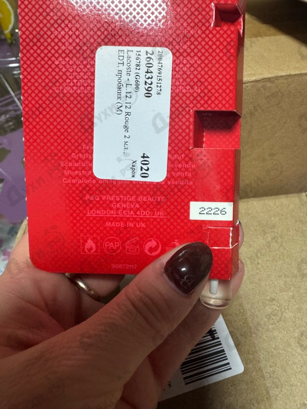 Купить L.12.12 Rouge от Lacoste