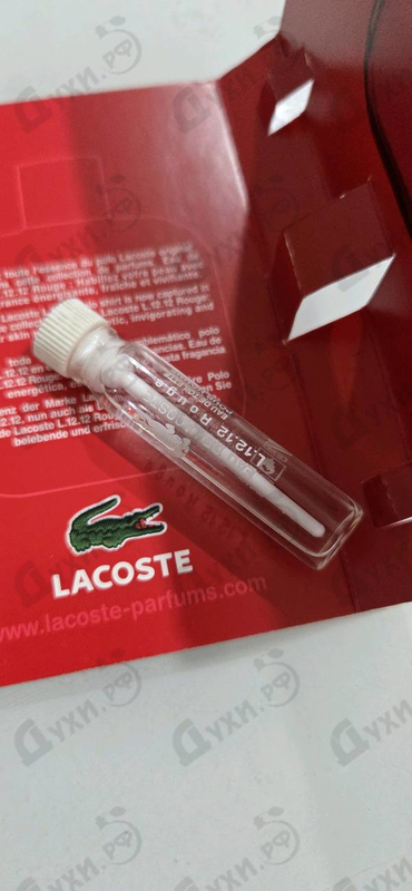 Духи L.12.12 Rouge от Lacoste