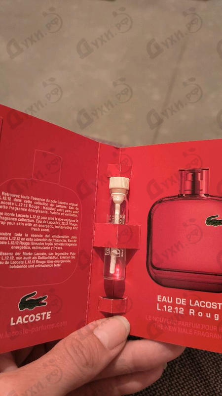 Духи L.12.12 Rouge от Lacoste