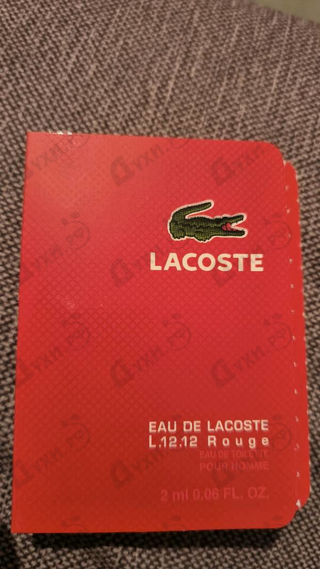 Духи L.12.12 Rouge от Lacoste