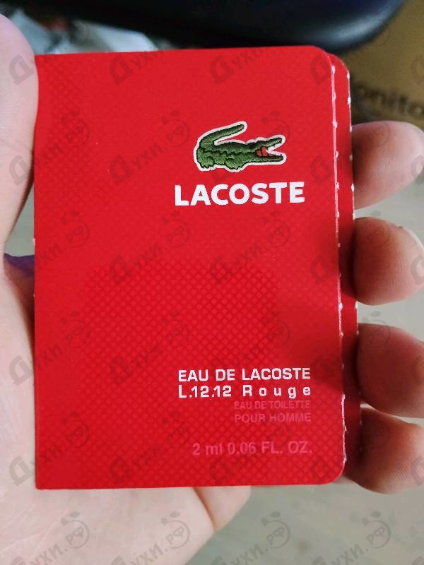 Духи L.12.12 Rouge от Lacoste