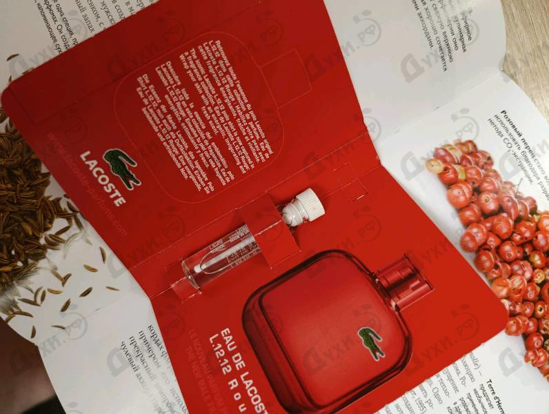 Духи L.12.12 Rouge от Lacoste
