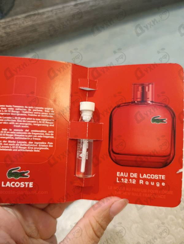 Парфюмерия L.12.12 Rouge от Lacoste