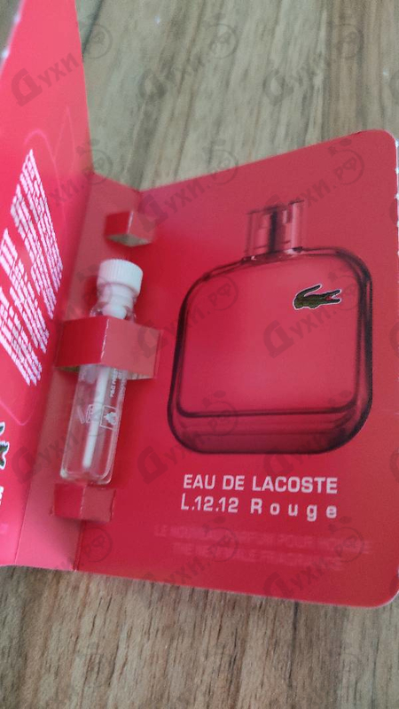 Духи L.12.12 Rouge от Lacoste