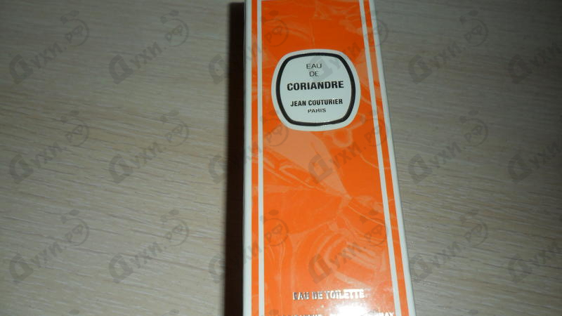Духи Eau De Coriandre от Jean Couturier