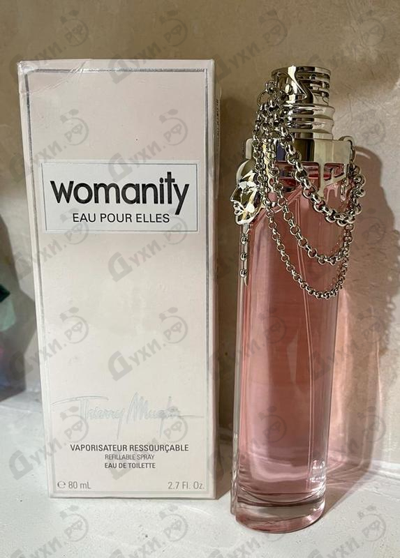 Парфюмерия Womanity Eau Pour Elles от Thierry Mugler