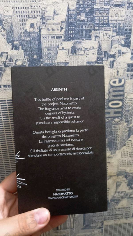 Парфюмерия Nasomatto Absinth