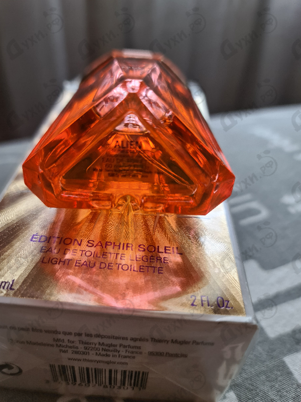 Парфюмерия Alien Sunessence Edition Saphir Soleil от Thierry Mugler