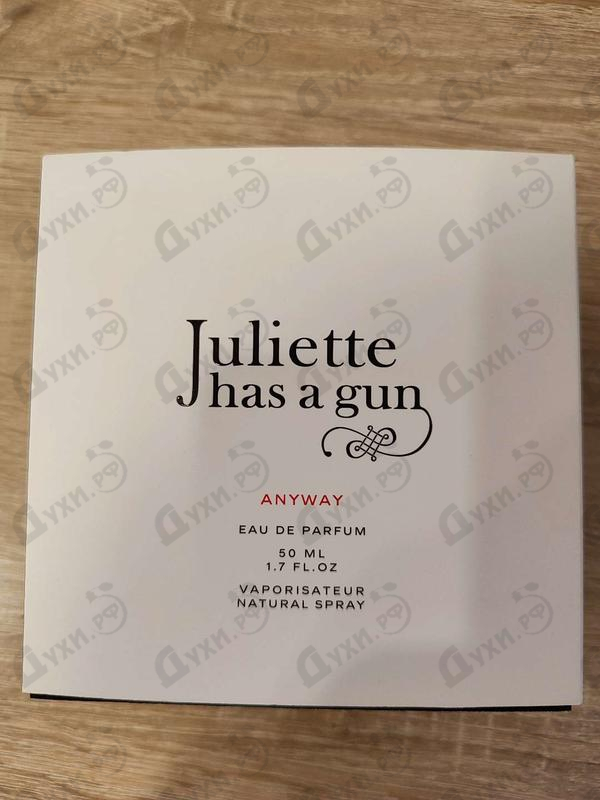 Парфюмерия Anyway от Juliette Has A Gun