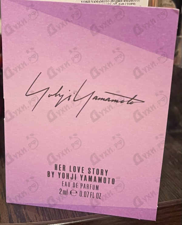 Парфюмерия Love Story от Yohji Yamamoto