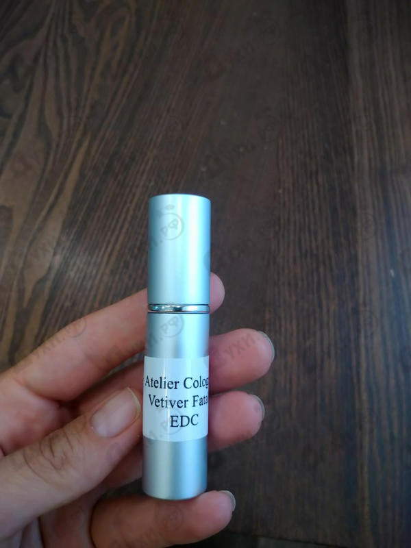 Отзыв Atelier Cologne Vetiver Fatal Купить Vetiver Fatal от Atelier Cologne