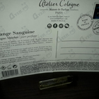 Отзывы Atelier Cologne Orange Sanguine