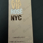 Отзыв Carolina Herrera 212 Vip Rose