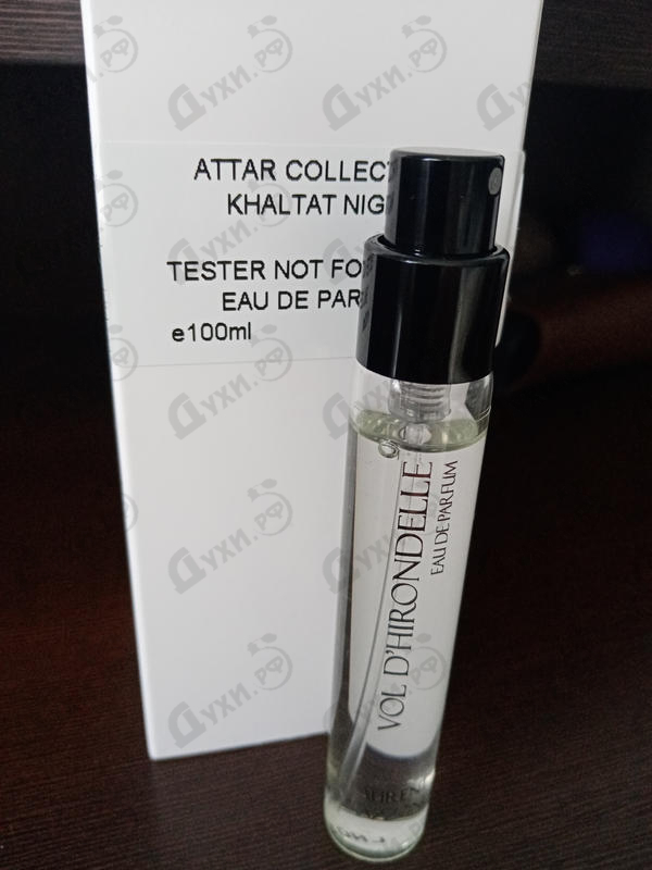 Духи Vol D'hirondelle от LM Parfums