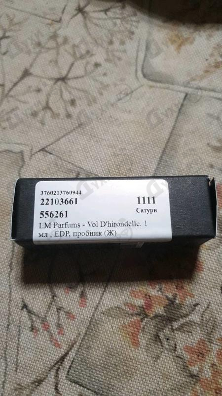 Купить Vol D'hirondelle от LM Parfums