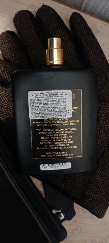 Отзыв Trussardi Black Extreme