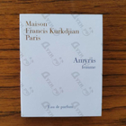 Отзыв Maison Francis Kurkdjian Amyris