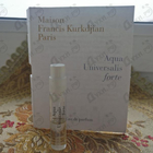 Духи Aqua Universalis Forte от Maison Francis Kurkdjian