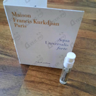 Отзыв Maison Francis Kurkdjian Aqua Universalis Forte