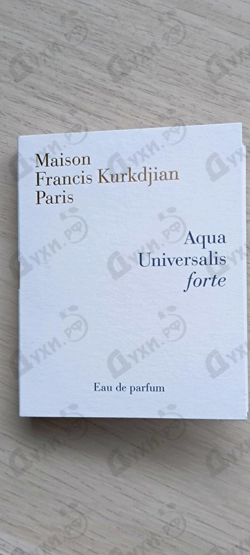 Отзыв Maison Francis Kurkdjian Aqua Universalis Forte