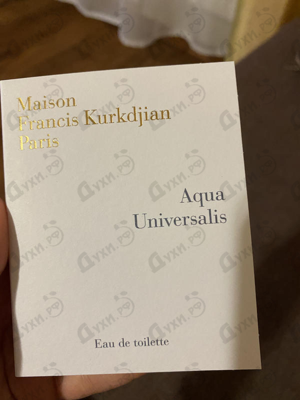 Отзыв Maison Francis Kurkdjian Aqua Universalis