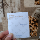 Духи Aqua Vitae от Maison Francis Kurkdjian