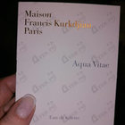 Отзывы Maison Francis Kurkdjian Aqua Vitae